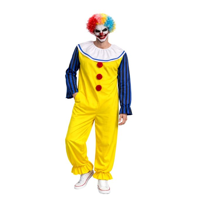 Afbeelding van Clownspak met pruik M