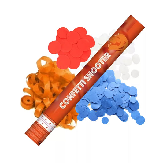 Afbeelding van Confetti shooter oranje rwb