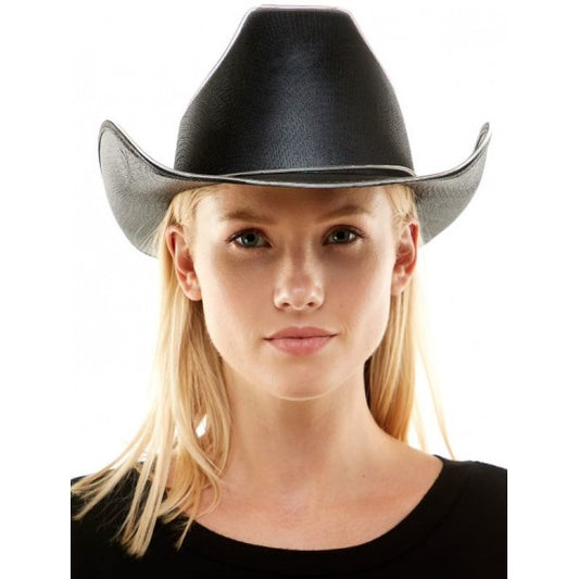 Afbeelding van Cowboy hoed zwart met licht