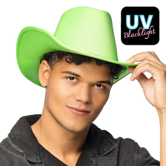 Afbeelding van Cowboyhoed Neon Groen