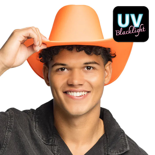 Afbeelding van Cowboyhoed Neon Oranje