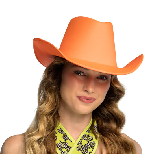 Afbeelding van Cowboyhoed Neon Oranje