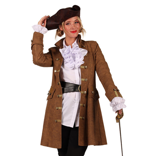 Afbeelding van Dames jas Anne Bonny bruin L