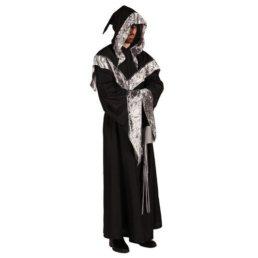 Afbeelding van Dark Sorcerer 2 dlg. zwart met zilver M-L