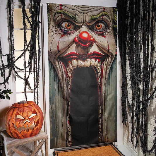 Afbeelding van Deurgordijn Clown