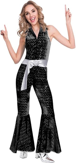 Afbeelding van  Disco Jumpsuit Black mt 34-36 Special