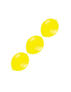 Doorknoopballonnen geel