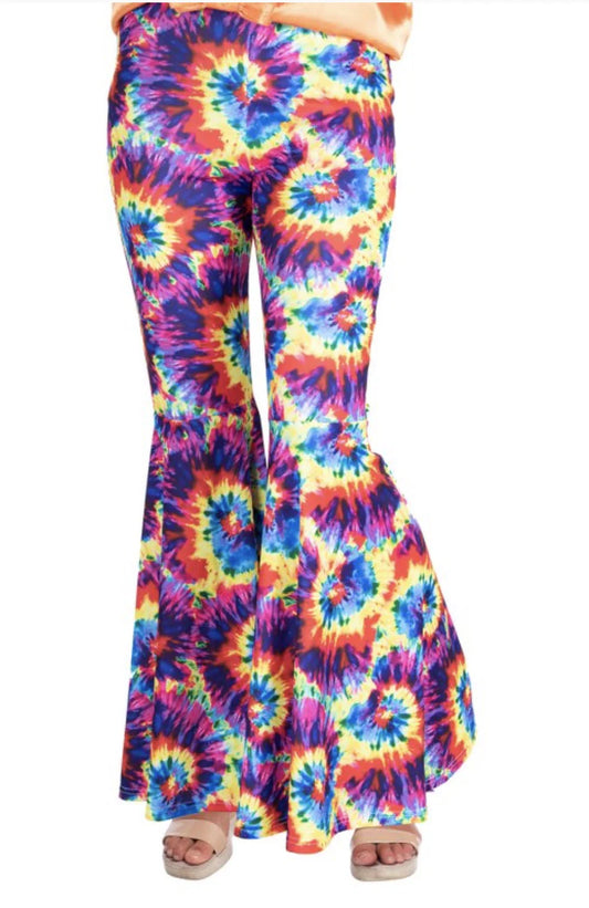 Afbeelding van Flares broek Tie Dye XL