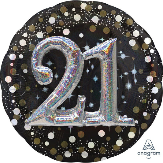 Afbeelding van Folie 3D 21 met helium