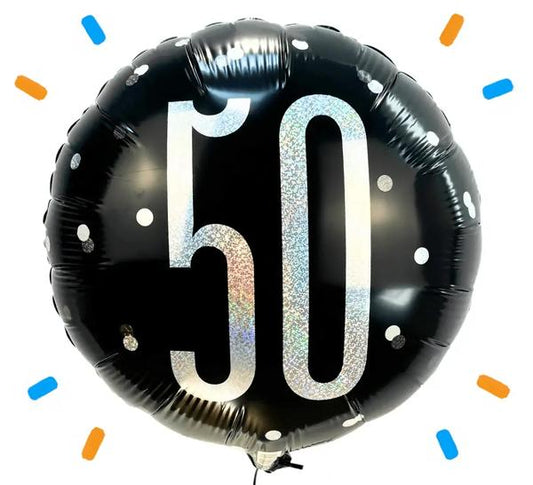 Afbeelding van Folie 50 zwartzilver met helium