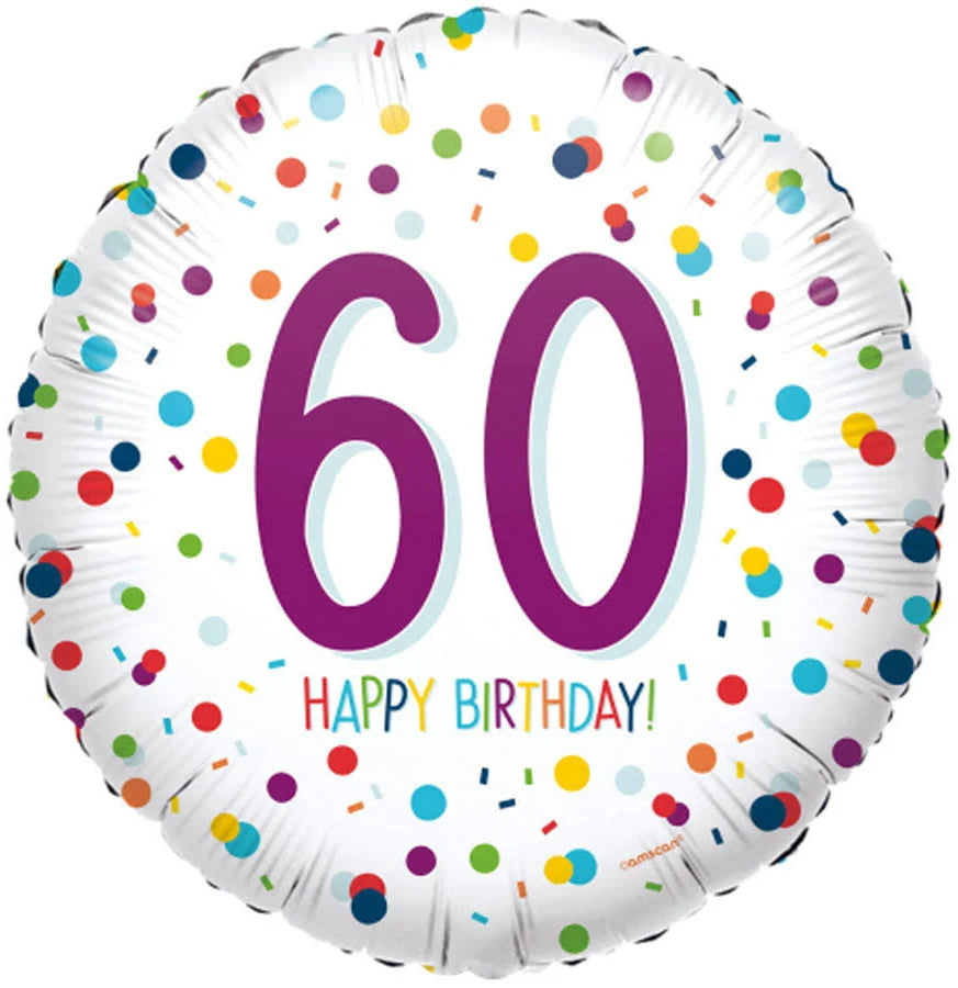 Afbeelding van Folie 60 HB Confetti met helium