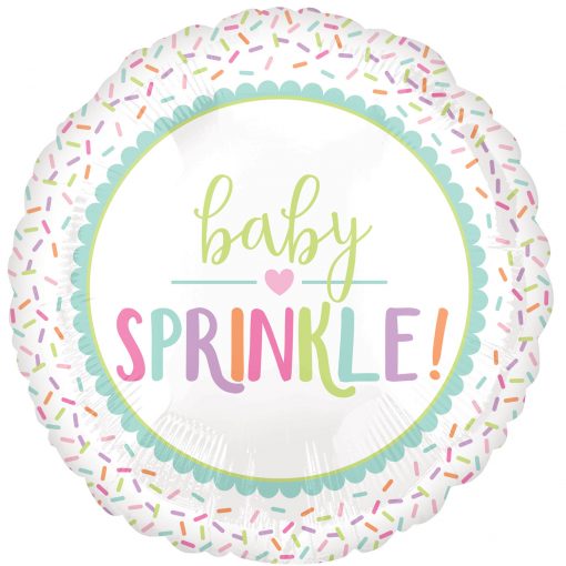Afbeelding van Folie Baby Sprinkle met helium