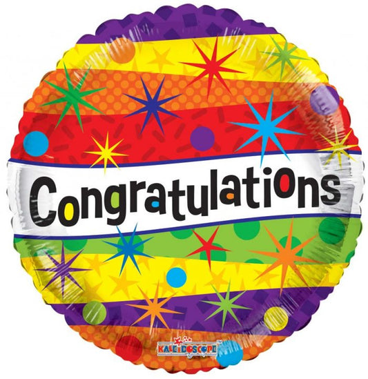 Afbeelding van Folie Ballon Congratulations met helium