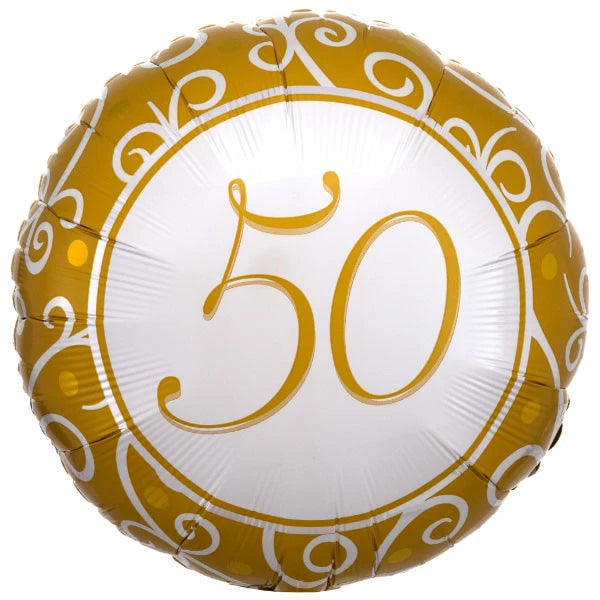 Afbeelding van Folie Goud 50 met helium