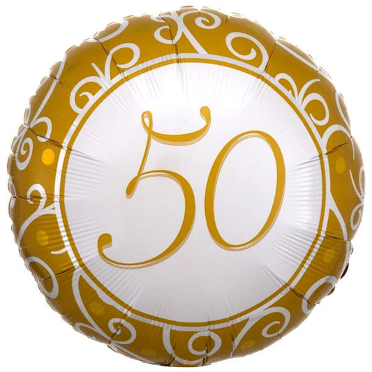 Afbeelding van Folie Goud 50 met helium