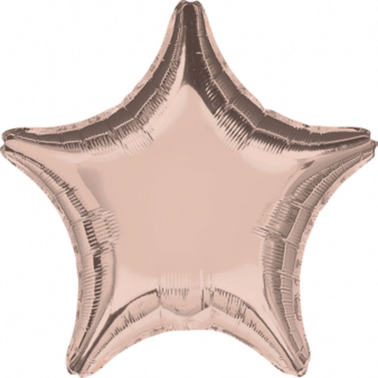 Afbeelding van Folie Ster Rose goud met helium