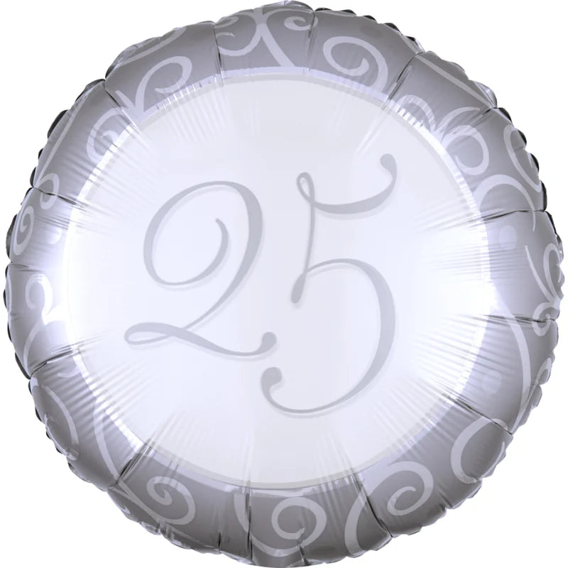 Afbeelding van Folie Zilver 25 met helium