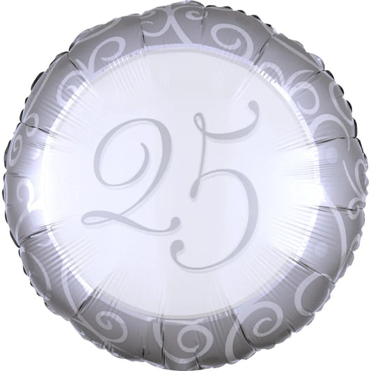 Afbeelding van Folie Zilver 25 met helium