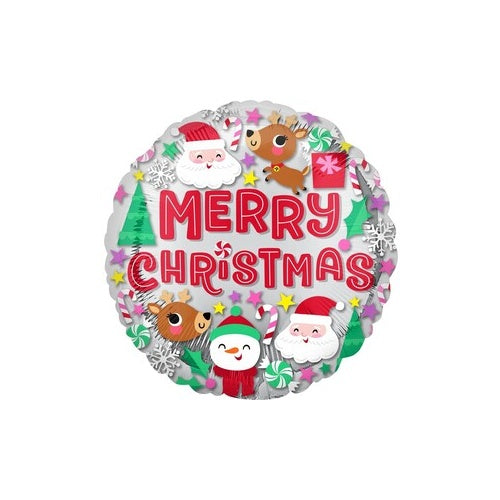 Afbeelding van Folie christmas buddies met helium