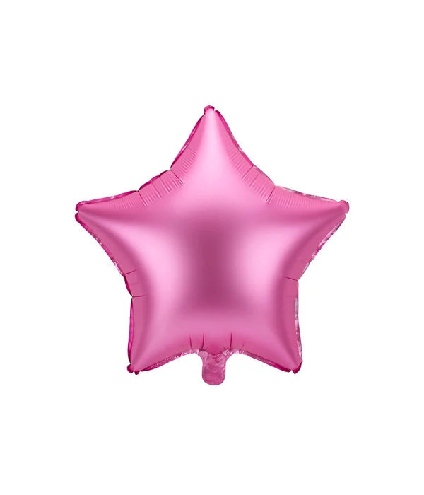 Afbeelding van Folie ster chrome pink met helium