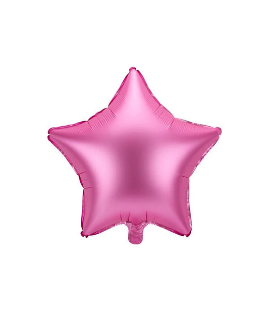 Afbeelding van Folie ster chrome pink met helium