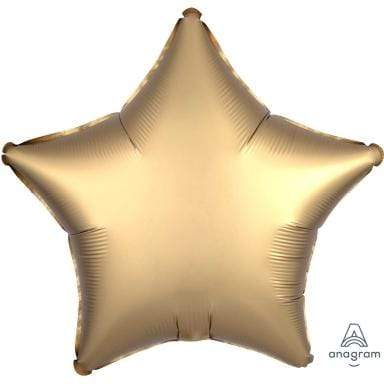 Afbeelding van Folie ster satin gold met helium