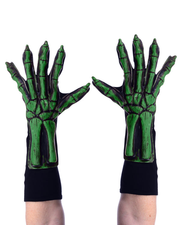 Afbeelding van New UV Green Skeleton Glove