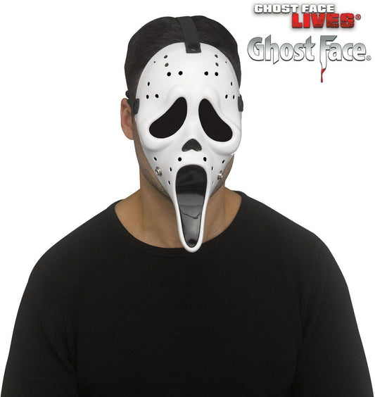 Afbeelding van Ghost Face Hockey Masker Wit