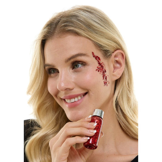 Afbeelding van Glitter Makeup kit Rood