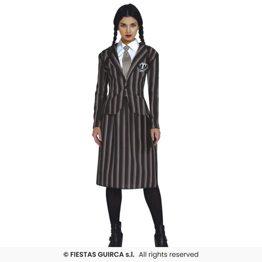 Afbeelding van Gothic student wednesday School M