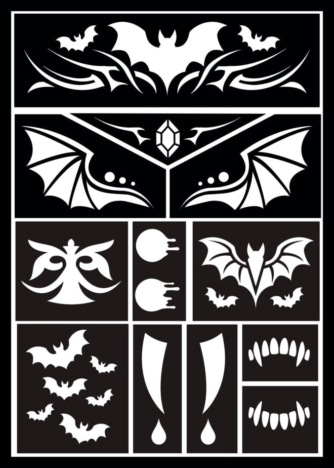 Afbeelding van Grime sjabloon vampier