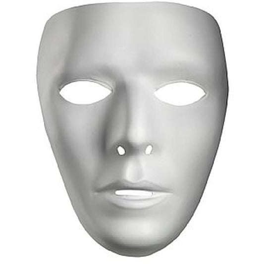 Grimeer masker wit man