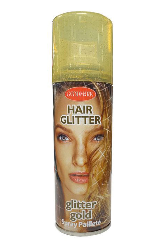 Afbeelding van Haarspray "glitter goud"
