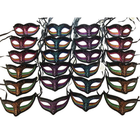 Afbeelding van Half Mask  theme rainbow 