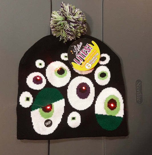 Afbeelding van Halloween flashing knitted hat