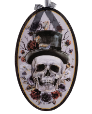 Afbeelding van Hangbord Mannenskull