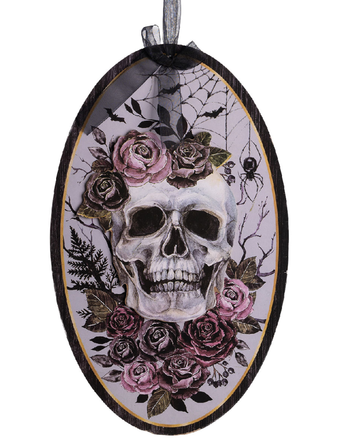 Afbeelding van Hangbord Vrouwenskull