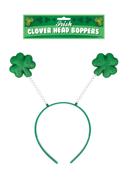 Afbeelding van Head Boppers clover glitter