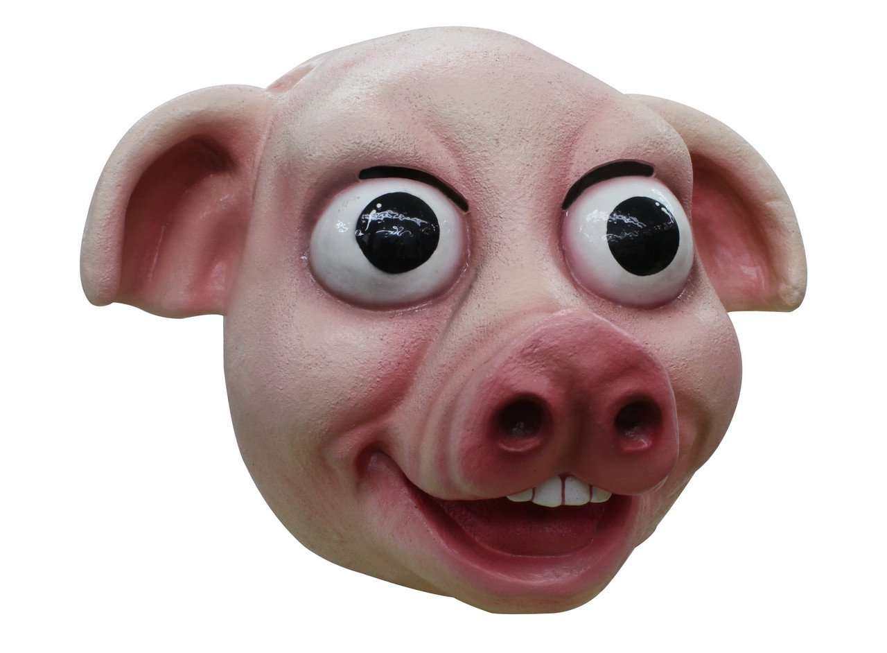 Afbeelding van Head mask Pig big