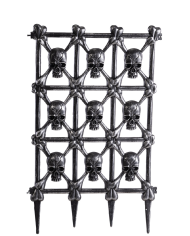 Afbeelding van Hekje met skulls 71x46 cm