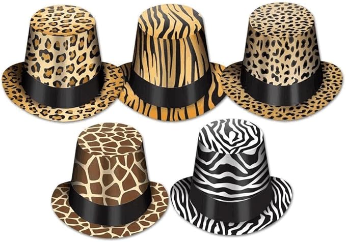 Afbeelding van Hoed animal print