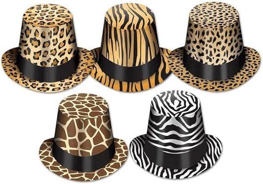 Afbeelding van Hoed animal print