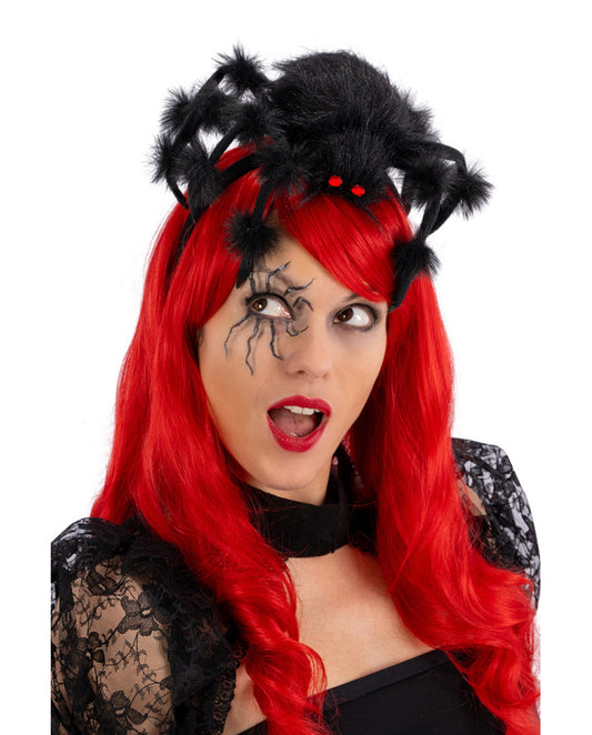 Afbeelding van Hoofdband met harige spin