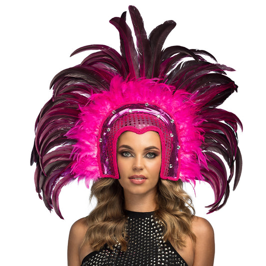 Hoofdtooi samba pink