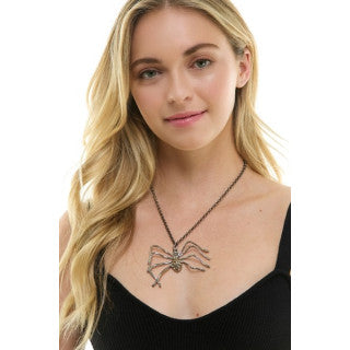 Afbeelding van Ketting spider & rhinestones