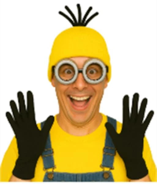 Afbeelding van Lackey Henchman set geel - zwart 4 dlg.