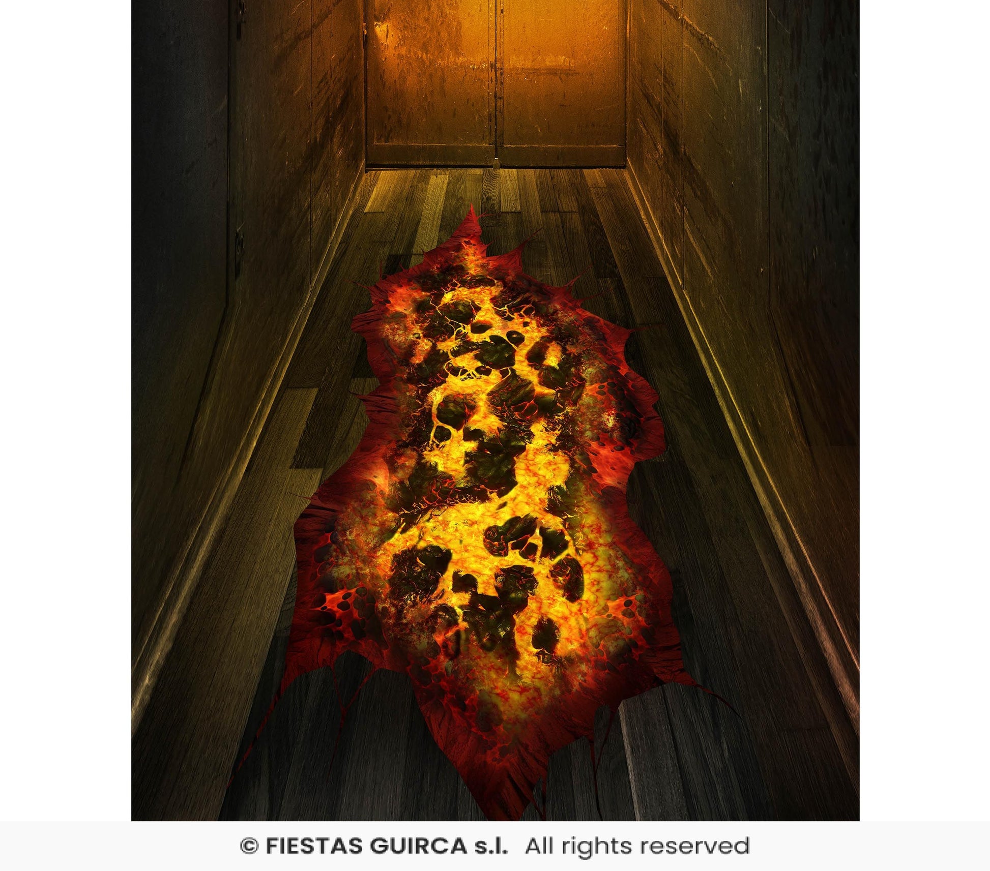 Afbeelding van Lava Vloersticker