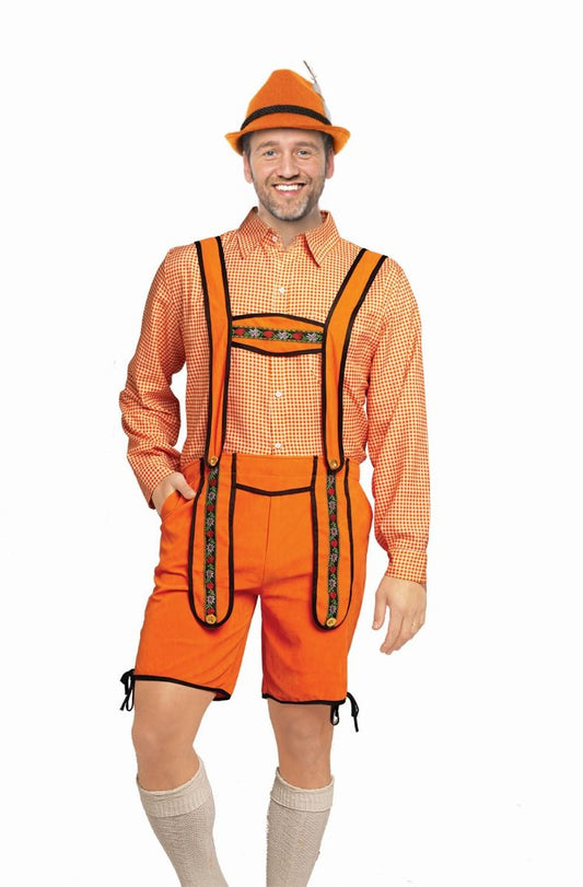 Afbeelding van Lederhose Johann Oranje M