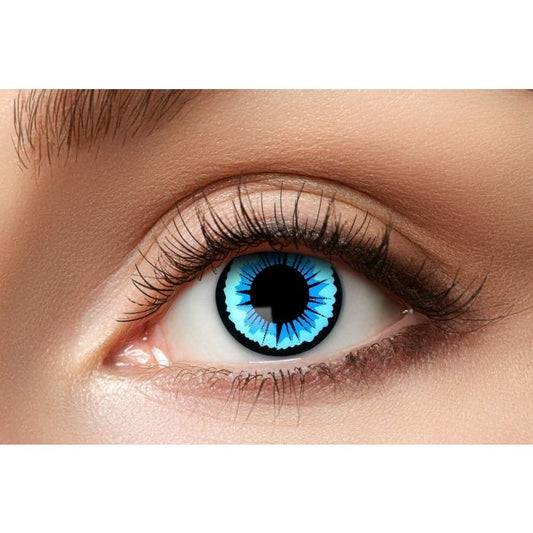 Afbeelding van Lenzen "licht blauw" zwart randje