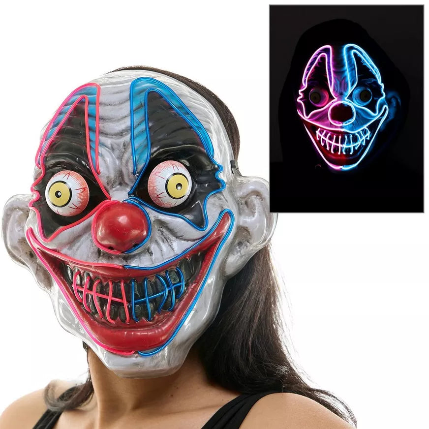 Afbeelding van Masker Clown Led kbw